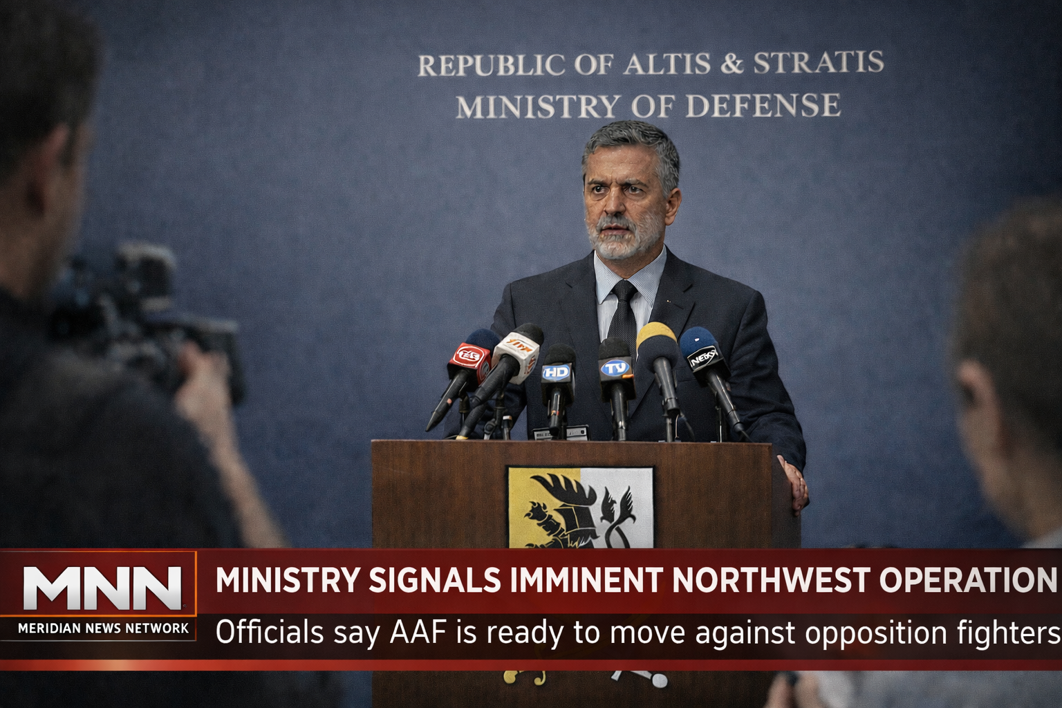 Defense Ministry Signals Imminent Northwest Altis Operation