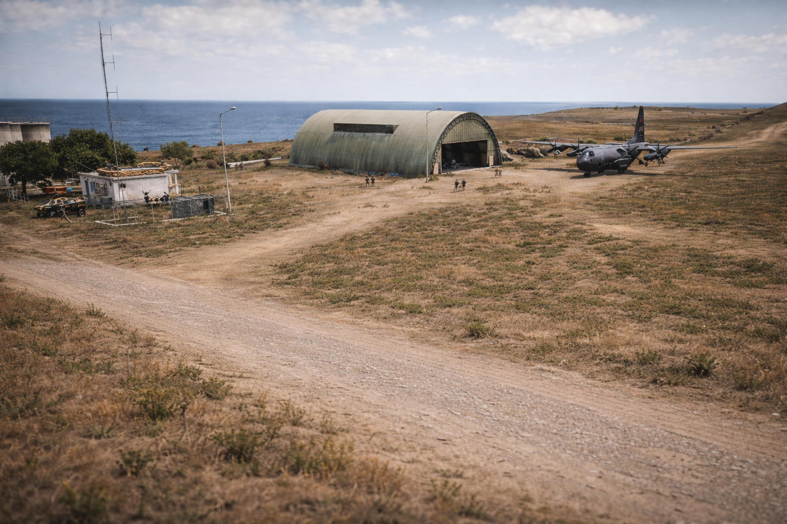 Molos Airfield during the Poseidon Crisis