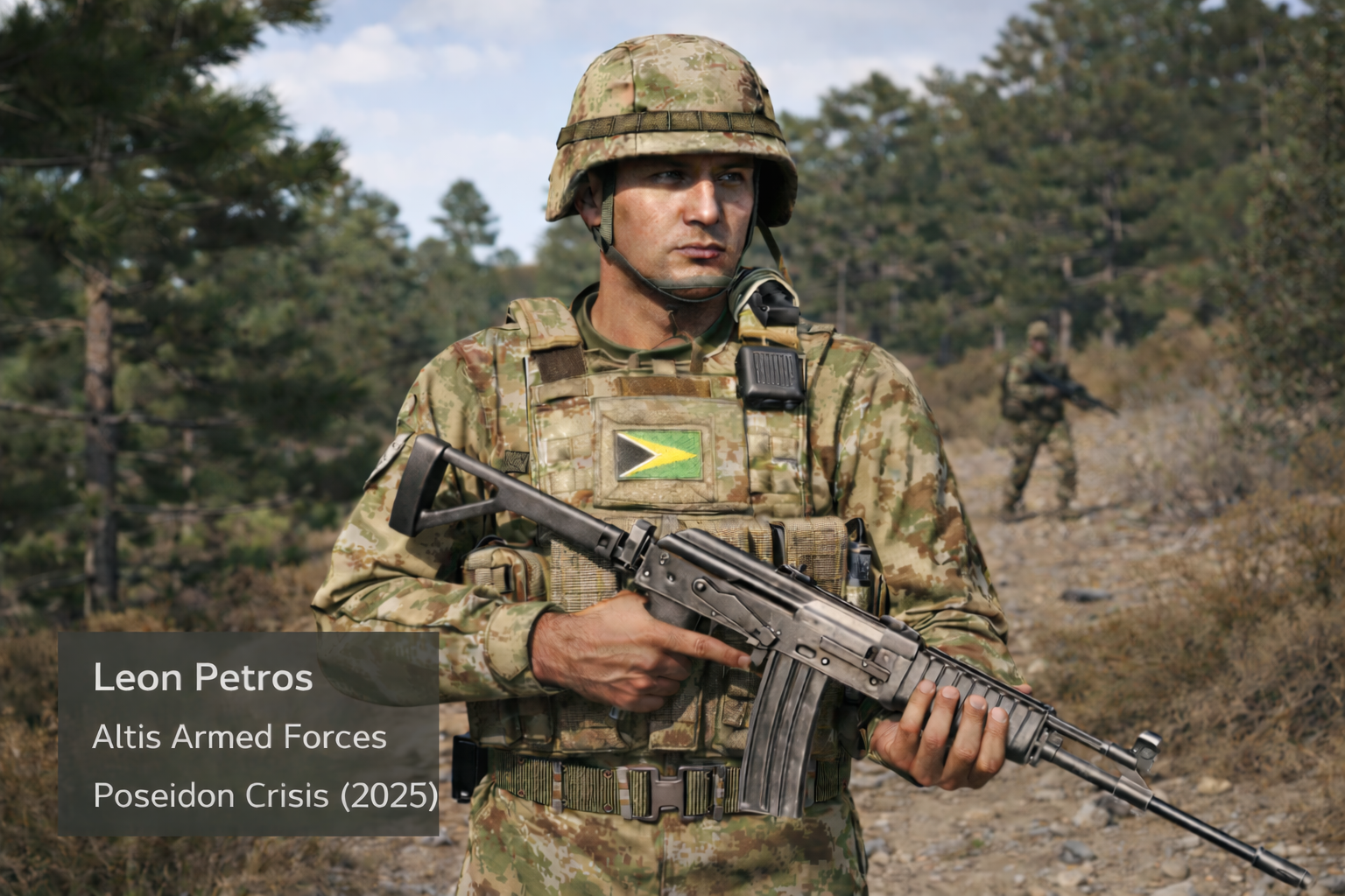 Portrait of Leon Petros