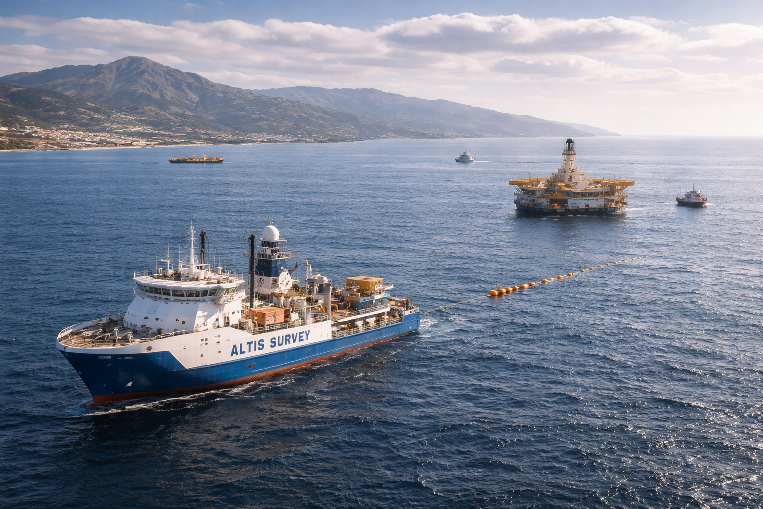 Map of the Poseidon Reserve south of Altis